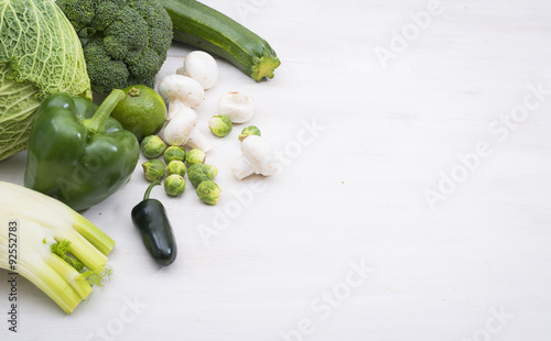 green vegetables hero header photo