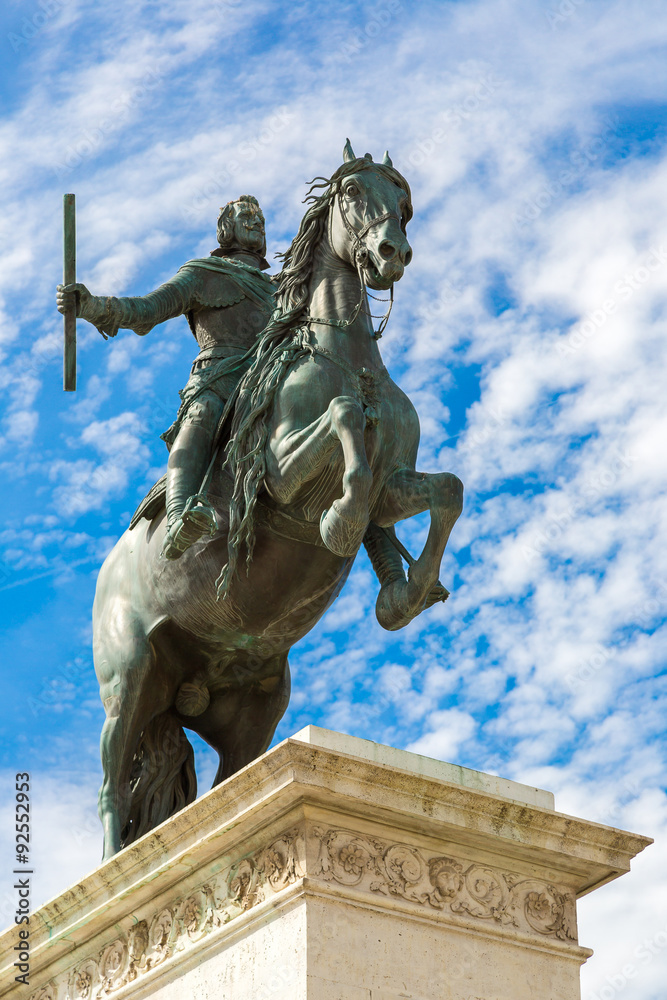 Monument of Philip IV of Spain in Madrid