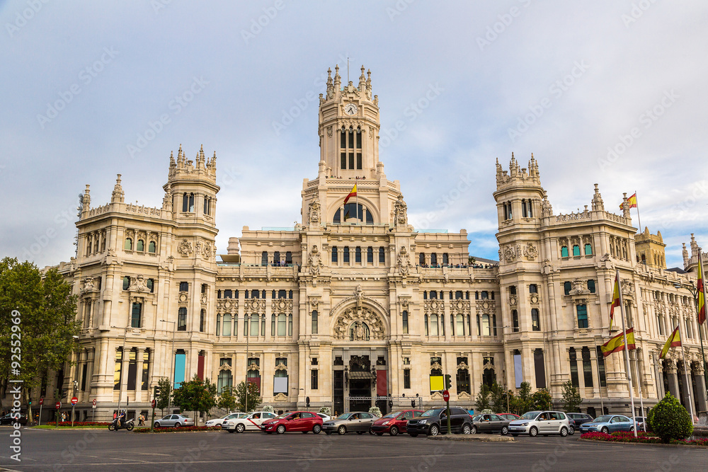 Naklejka premium Cibeles Palace in Madrid