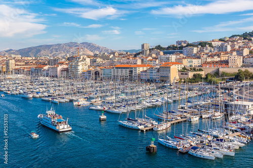 Old port in Marseille, France