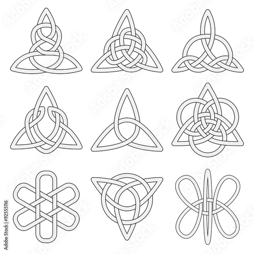 Collection of Celtic knots