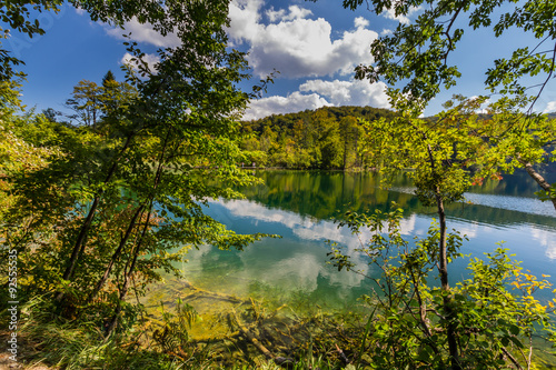 Virgin nature of Plitvice lakes national park, Croatia