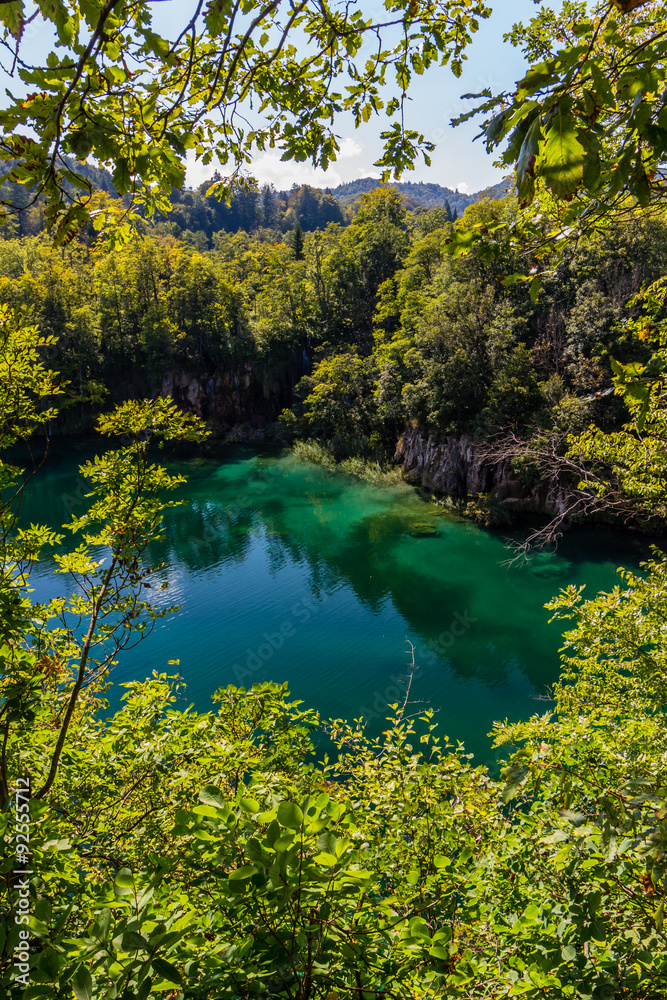 Virgin nature of Plitvice lakes national park, Croatia Virgin nature of Plitvice lakes national park, Croatia