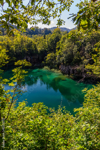 Virgin nature of Plitvice lakes national park, Croatia