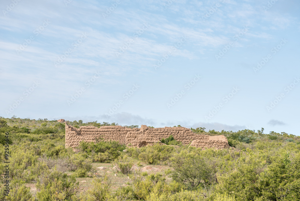 Fototapeta premium Ruin between Kharkams and Spoegrivier