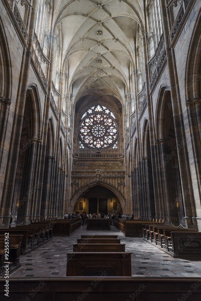 Interior of Saint Vitus Cathedral