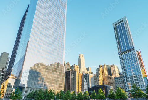 NEW YORK CITY - JUNE 12, 2013: NYC's 9/11 Memorial at World Trad