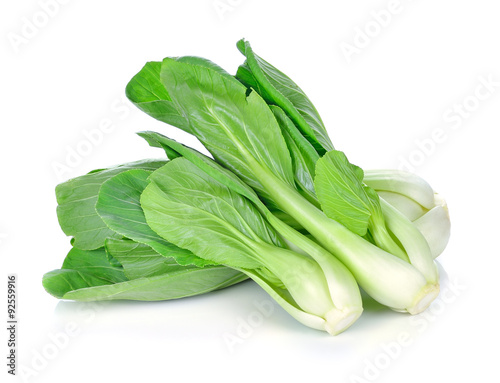 Bok choy (chinese cabbage) isolated on white