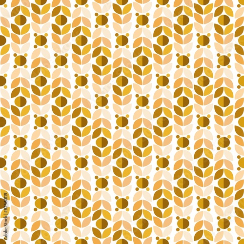 Yellow Geometric Retro Seamless Pattern
