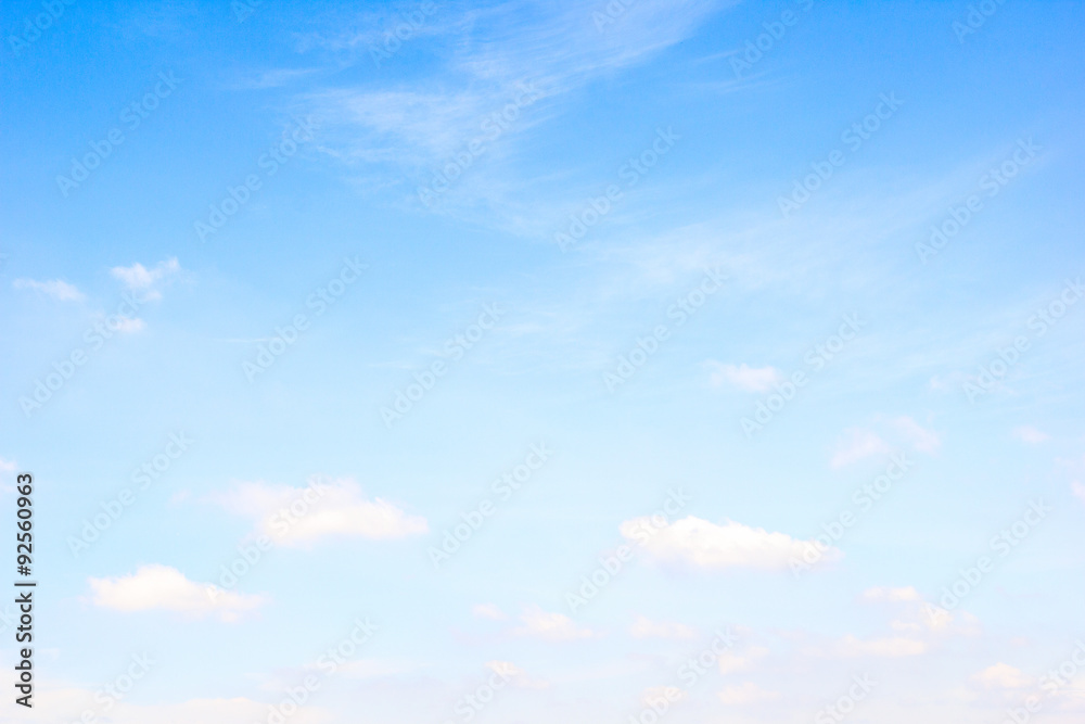 Beautiful clouds and blue sky