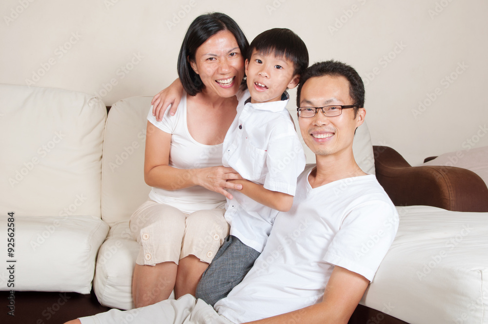 Asian family