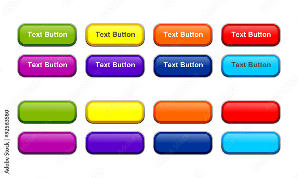 Editable Rounded Box Buttons