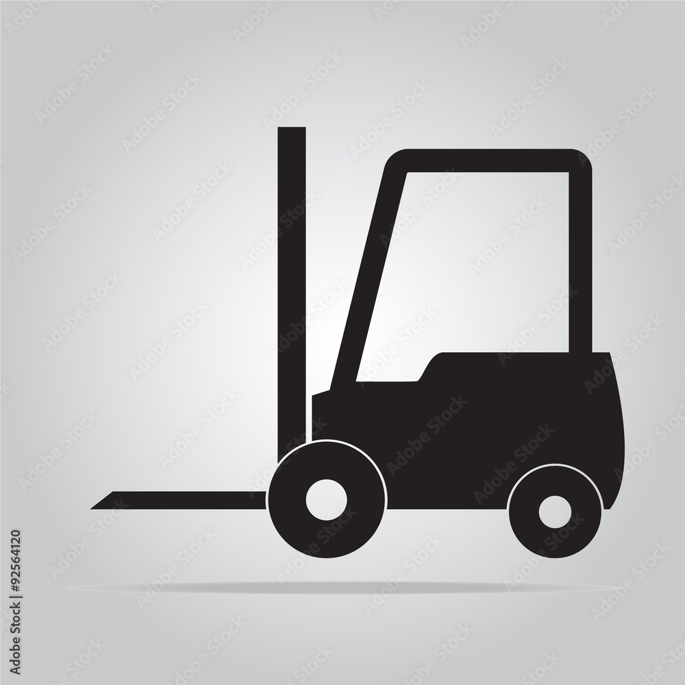 Fototapeta premium Forklift symbol