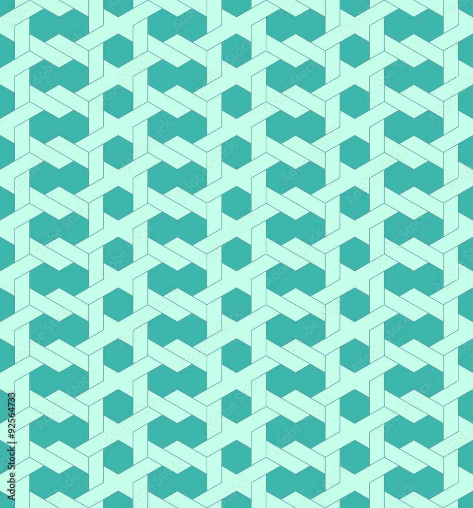 Geometric seamless pattern background with line and weave style. Geometric seamless pattern background with line and weave style.