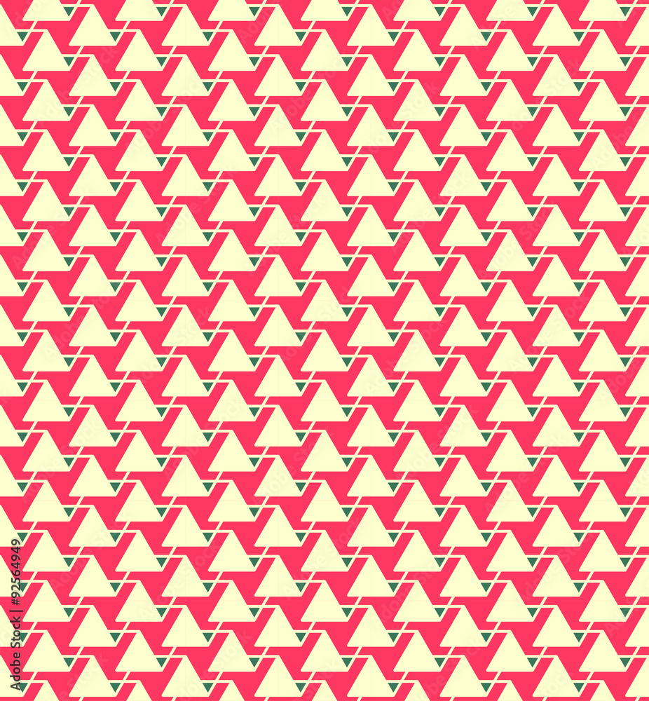 Geometric seamless pattern background with triangle.