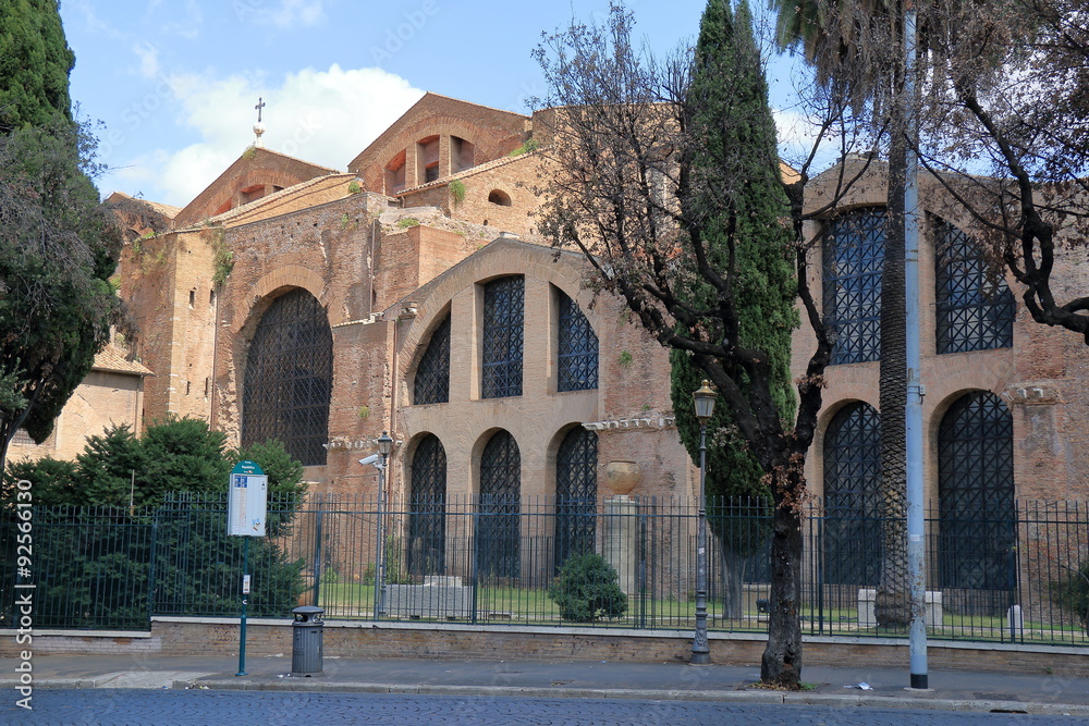 Rome. Basilica of Santa Maria degli Angeli e dei Martiri