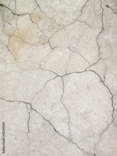 Grunge concrete cement wall with crack in industrial building, great for your design and texture background