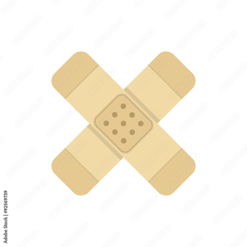 simple medical plaster icon simple medical plaster icon