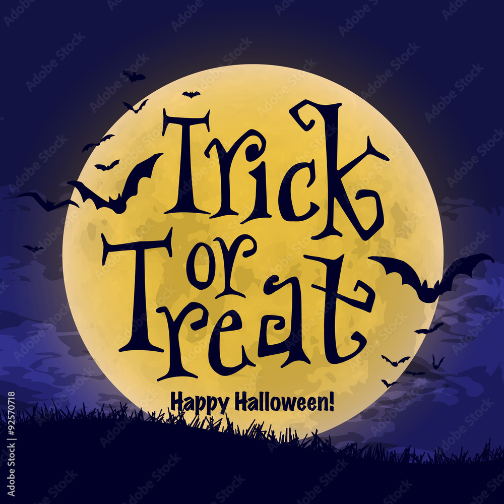 Trick or Treat Halloween Poster