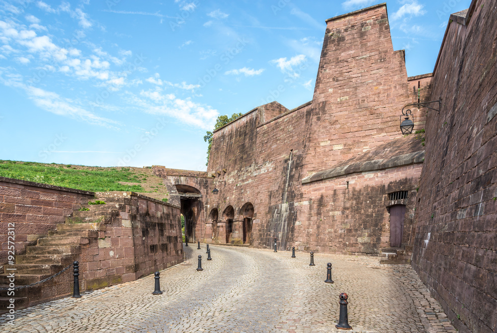 Inside of Fortress in Belfort