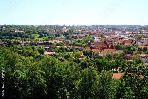 Vilnius old city - UNESCO heritage object view