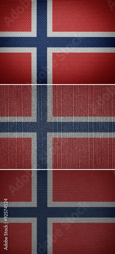 Textile Flag Norway #92574524