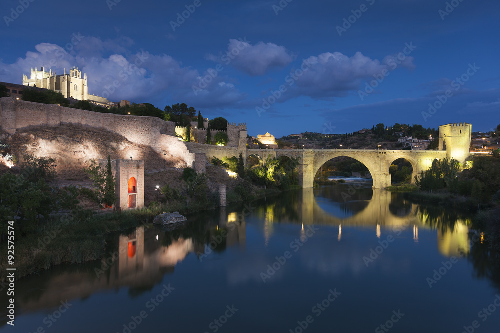 St Martin bridge, Toledo, Castilla la Mancha, Spain