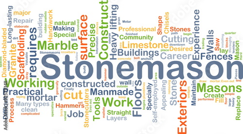 Stonemason background concept