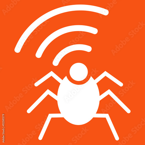 Radio spy bug icon