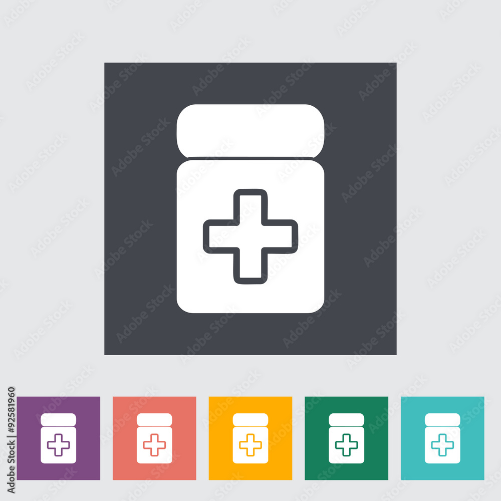 Obraz premium Drug icon.