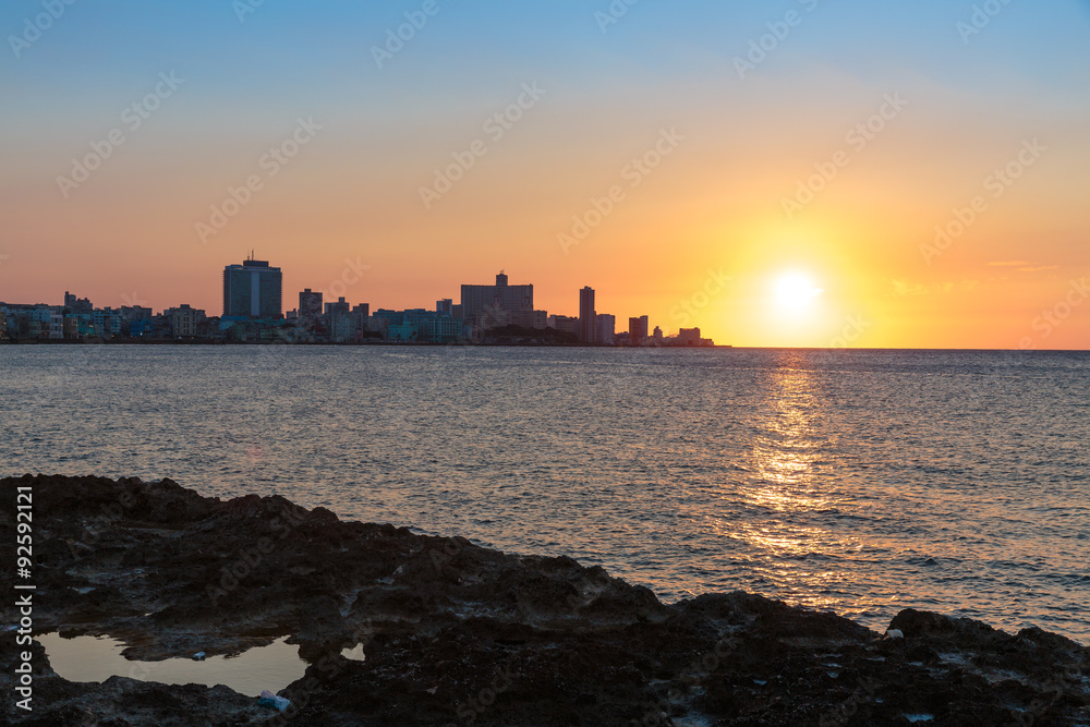 Sunset in La Habana