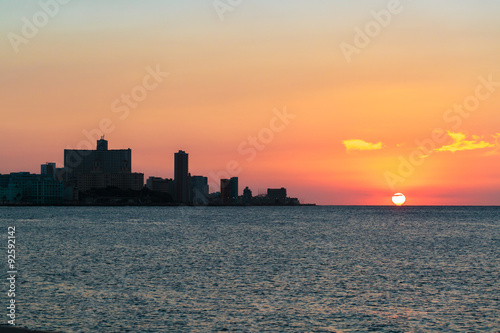 Sunset in La Habana