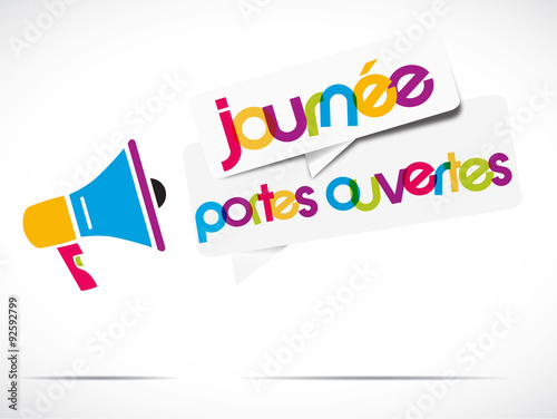 mégaphone : journée portes ouvertes