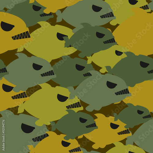 Army military camouflage from Piranha. Protective texture for so