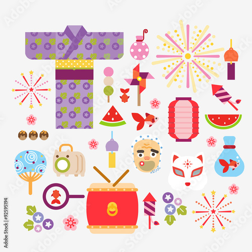 Collection Of Summer festivals in Japan