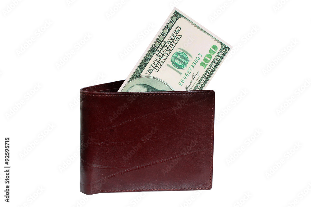 Dollars in wallet Dollars in wallet
