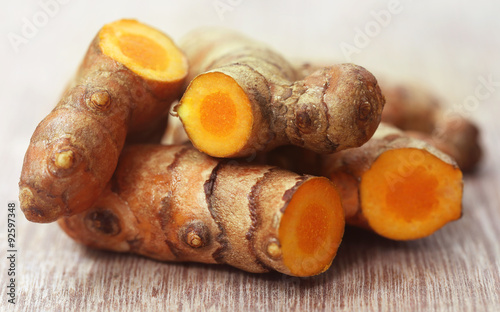 Raw turmeric photo