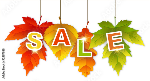 Herbstblaetter Sale haengen
