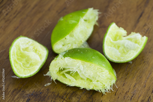 Asia fresh green lemon peel