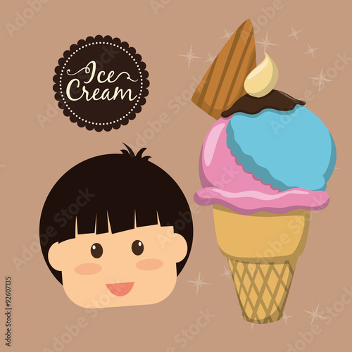 Ice cream design 