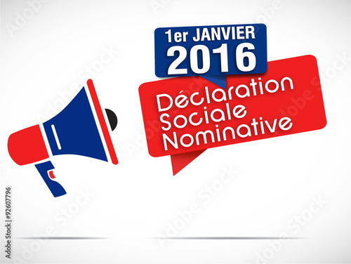 mégaphone : DSN (Déclaration Sociale Nominative) date