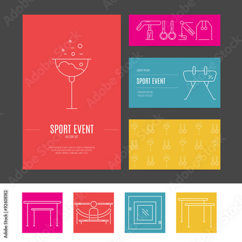 Gymnastics Business Identity