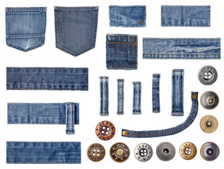 jeans parts