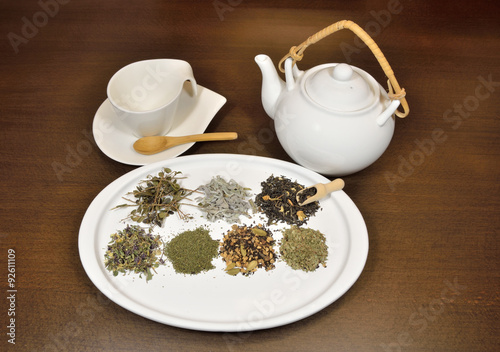 Tea and porcelain set