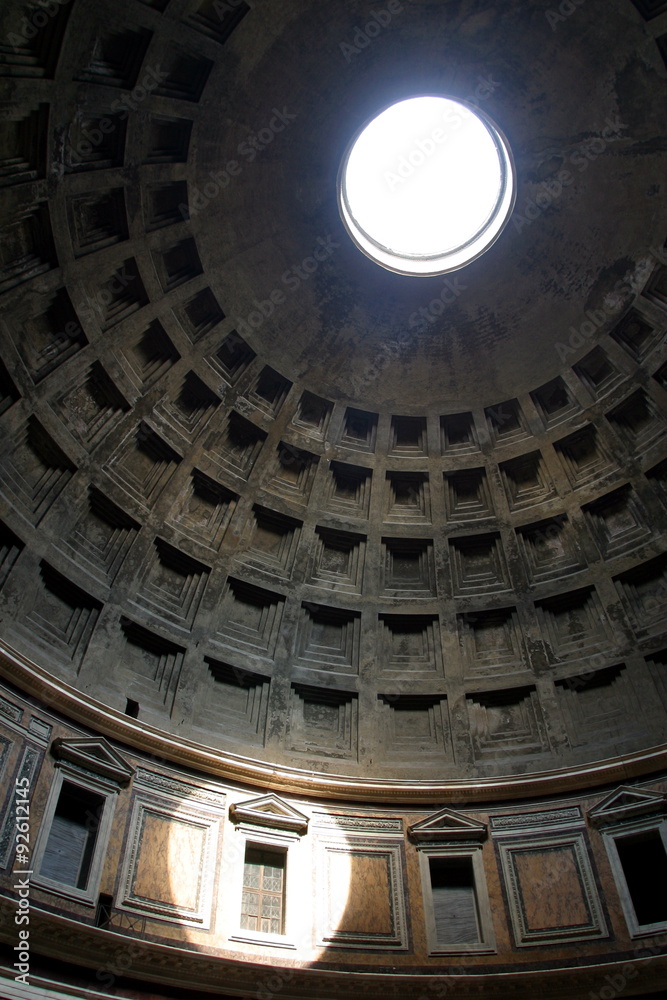 Italia,lazio,Roma,la cupola del Pantheon,