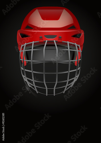 Dark Background of ice hockey. Vector Illustration.