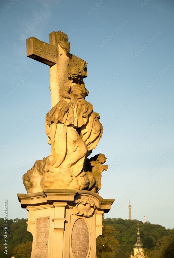 Obraz premium statue on Charles bridge
