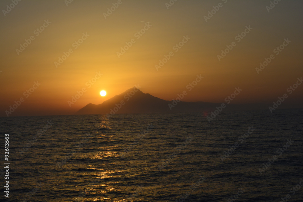 Greece, sundown