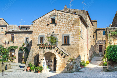 Bagnoregio italian village houses