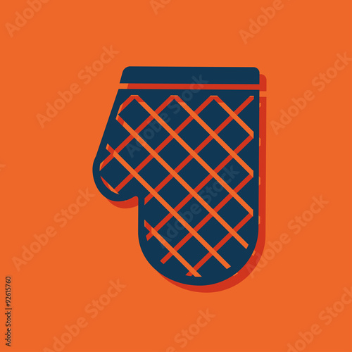 kitchen icon of potholder